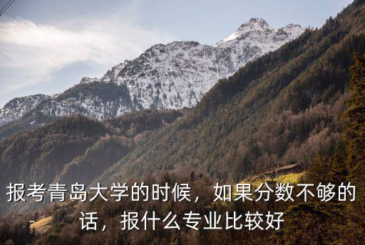 青島大學專業級差多少,青島大學有什么優勢專業