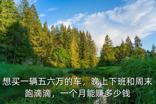 想買一輛五六萬(wàn)的車，晚上下班和周末跑滴滴，一個(gè)月能賺多少錢
