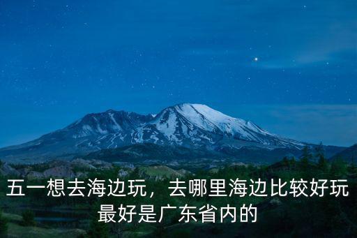 五一想去海邊玩，去哪里海邊比較好玩最好是廣東省內的