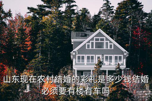 山東現在農村結婚的彩禮是多少錢結婚必須要有樓有車嗎