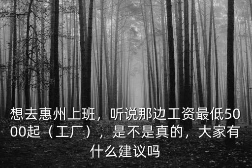 去惠州打工進廠去哪里,想去惠州上班