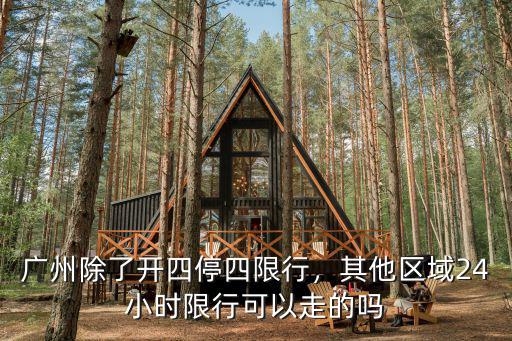 廣州除了開四停四限行，其他區(qū)域24小時(shí)限行可以走的嗎