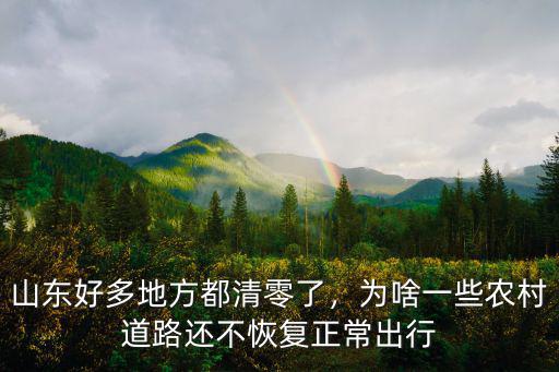 山東還有多少市沒清零,山東好多地方都清零了