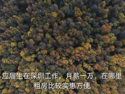 在深圳租房哪里最方便,在哪里租房最劃算