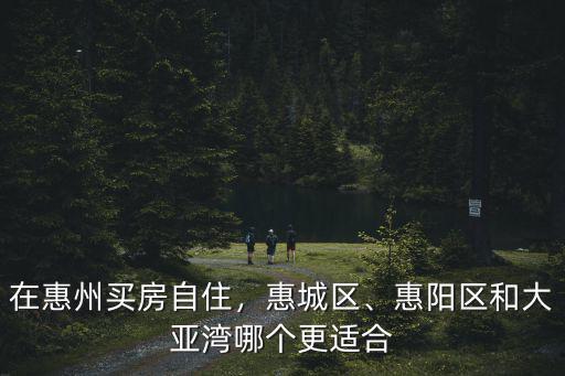 惠州惠陽惠城區在哪里,在惠州買房自住