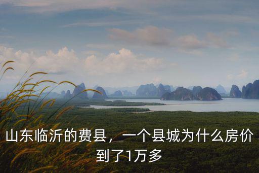 山東臨沂的費縣，一個縣城為什么房價到了1萬多