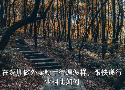 在深圳石巖下班送外賣怎么樣,在深圳做外賣騎手待遇怎樣