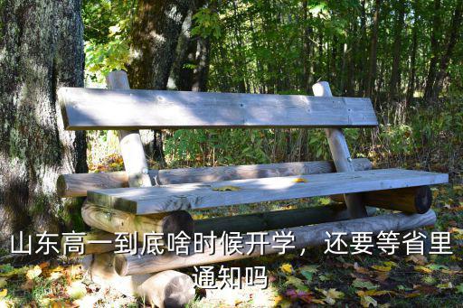 山東高一開學時間提前多少天通知,山東高一什么時候開學