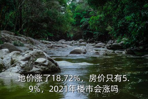 地價漲了18.72%，房價只有5.9%，2021年樓市會漲嗎