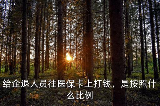 青島市按多少比例打入醫保卡,每月醫保卡里打多少錢