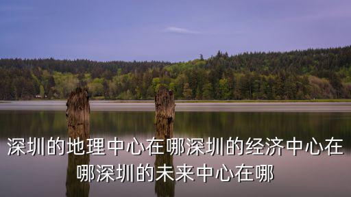 深圳福田金融中心在哪里,深圳的經濟中心在哪