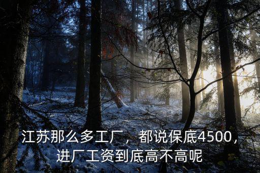 寧波進廠保底工資多少,進廠工資到底高不高呢