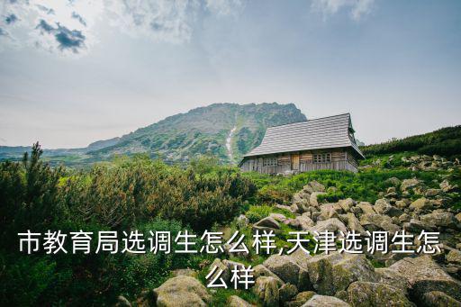 汕頭市教育局選調(diào)生怎么樣,天津選調(diào)生怎么樣