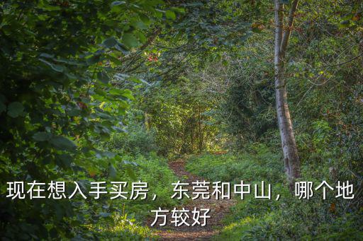 東莞中山哪里房子最好,未來是中山還是東莞發展好