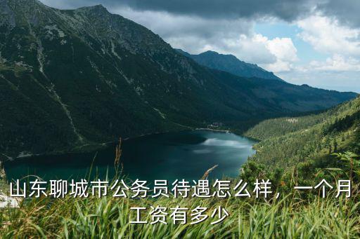 山東聊城市公務員待遇怎么樣，一個月工資有多少