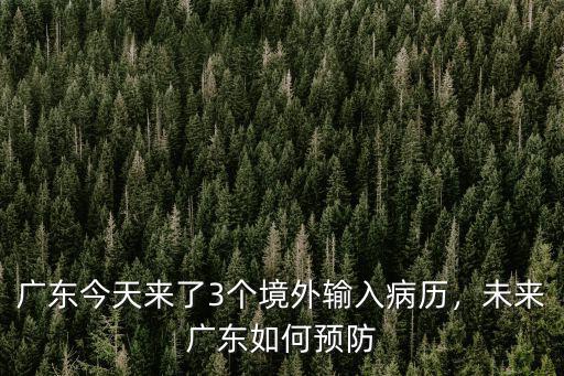 廣東境外輸入多少了,廣東境外輸入病歷增加了