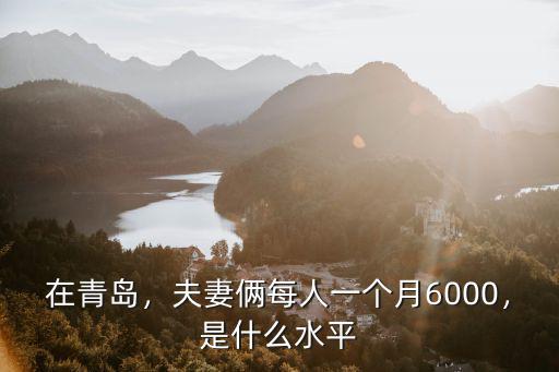 在青島，夫妻倆每人一個月6000，是什么水平
