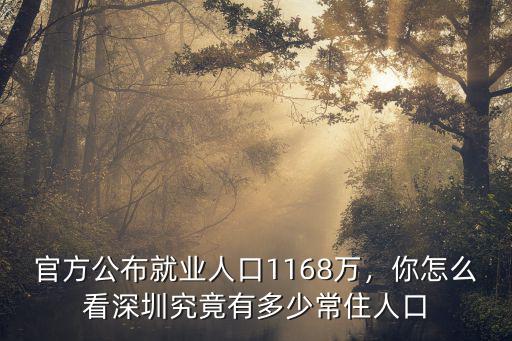 深圳居住人口有多少萬人,深圳究竟有多少常住人口