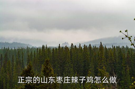 正宗的山東棗莊辣子雞怎么做