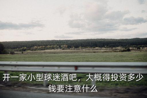 紹興開個酒吧要多少錢投資,開一間酒吧得投資多少錢
