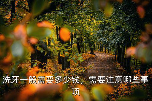 洗牙一般需要多少錢，需要注意哪些事項