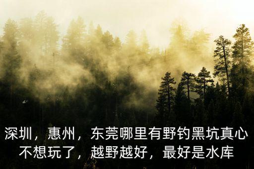 惠州釣魚(yú)哪里涼快,惠州這時(shí)候怎么好釣魚(yú)