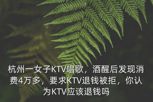 杭州KTV一夜消費多少錢,杭州三個女子KTV唱歌
