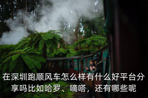 在深圳跑順風車怎么樣有什么好平臺分享嗎比如哈羅、嘀嗒，還有哪些呢