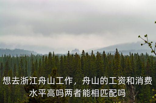 浙江舟山工資多少時間,舟山的工資和消費水平高嗎