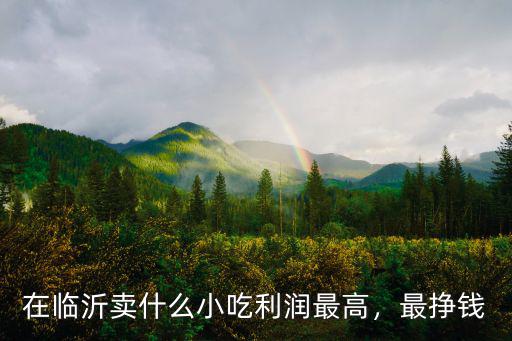 在臨沂賣什么小吃利潤最高，最掙錢