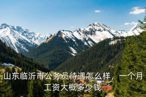 臨沂市預算員工資待遇多少,山東臨沂市公務員待遇怎么樣