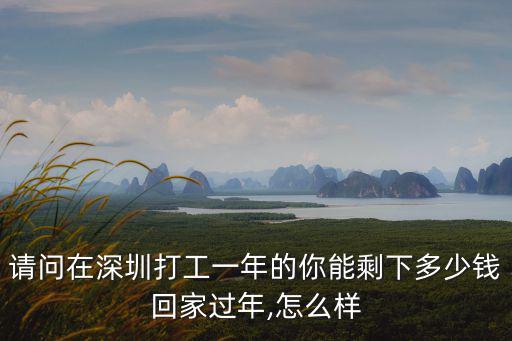 請(qǐng)問(wèn)在深圳打工一年的你能剩下多少錢回家過(guò)年,怎么樣