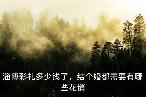 淄博韓永光有多少錢,淄博彩禮多少錢了