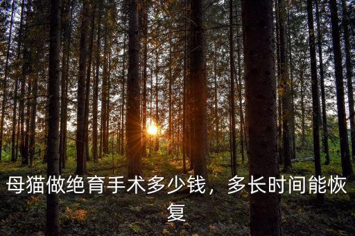 母貓做絕育手術(shù)多少錢，多長(zhǎng)時(shí)間能恢復(fù)
