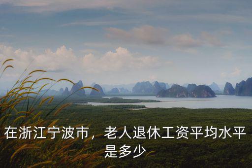 在浙江寧波市，老人退休工資平均水平是多少