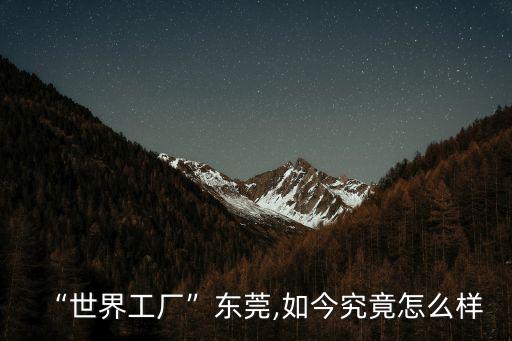 東莞萬江騏睿鞋廠工資怎么樣,世界工廠東莞