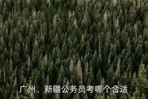 珠海佛山廣州哪里公務員好考,新疆公務員考哪個合適