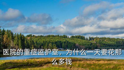 醫院的重癥監護室，為什么一天要花那么多錢