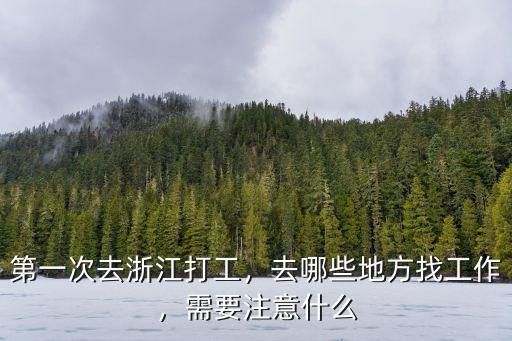 去浙江打工帶多少錢,第一次去浙江打工