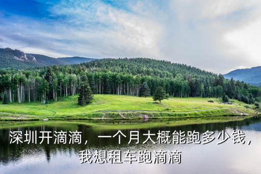 深圳開滴滴，一個(gè)月大概能跑多少錢，我想租車跑滴滴