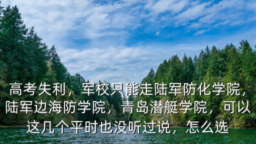 青島海軍潛艇學院招生多少人,陸軍邊海防學院