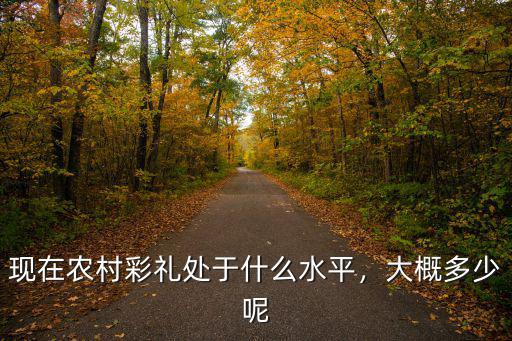 現在農村彩禮處于什么水平，大概多少呢