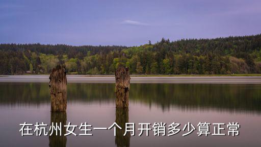 杭州一個月花銷多少,在杭州到手11500一個月