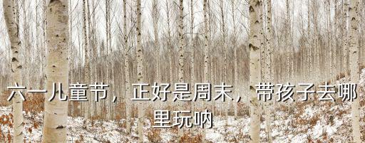 六一兒童節(jié)，正好是周末，帶孩子去哪里玩吶