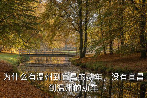 溫州一宜昌的動(dòng)車票價(jià)是多少公里,為什么有溫州到宜昌的動(dòng)車