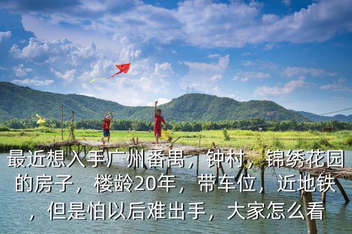 最近想入手廣州番禺，鐘村，錦繡花園的房子，樓齡20年，帶車(chē)位，近地鐵，但是怕以后難出手，大家怎么看
