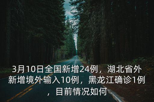 3月10日全國(guó)新增24例，湖北省外新增境外輸入10例，黑龍江確診1例，目前情況如何