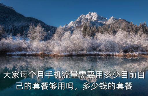 廣東不限量套餐要多少錢,移動不限量套餐劃算嗎