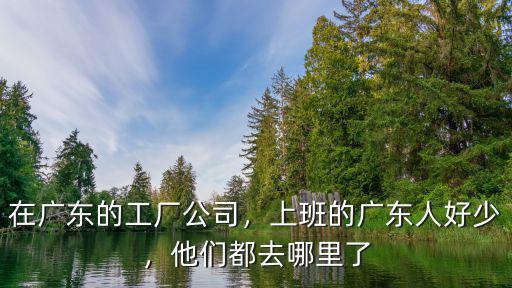 在廣東哪里打工最好,在廣東的工廠公司