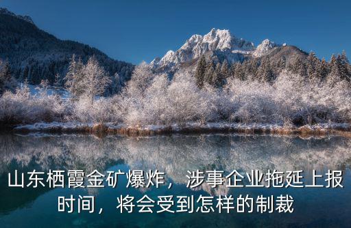 山東棲霞金礦爆炸，涉事企業拖延上報時間，將會受到怎樣的制裁